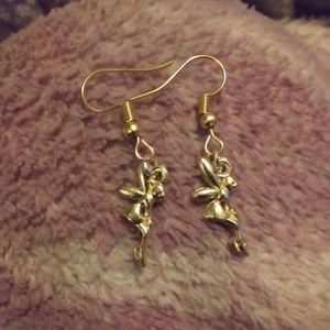 Tinker Bell fairy g.p. hook earrings new in pk